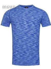 Koszulka treningowa męska szybkoschnąca- Niebieski melanż