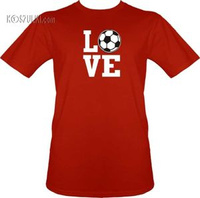 T-shirt Love footbal