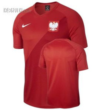 Oryginalna Koszulka Reprezentacj Polski Nike  Mś 2018  Away Top czerwona