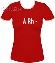 koszulka damska Arh MINUS- CZERWONA
