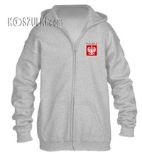Bluza dziecięca z kapturem- Rozpinana- małe godło