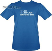 t-shirt Run DOS Run