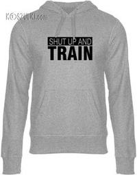 Bluza z kapturem Shut up and train