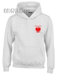 Bluza z kapturem dziecięca Polska mały orzeł