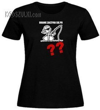 T-shirt damski Branie zaczyna się Po...