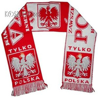 szalik Polska reprezentacji kibica Polski tkany Godło zawsze wierni