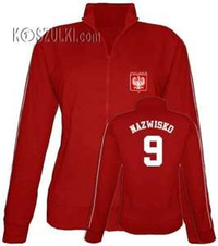 bluza Damska rozpinana Polska własne nazwiskoz godłem