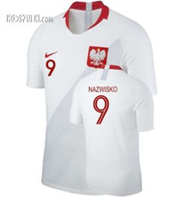 Koszulka Nike polska reprezentacji Vapor Match meczowa Poland Home Reprezentacji Polski  MŚ 2018 Biała z Nazwiskiem