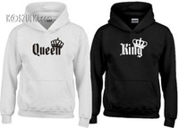 Zestaw bluz z kapturem King & Queen
