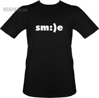 T-shirt smile  z nadrukiem sm:)e