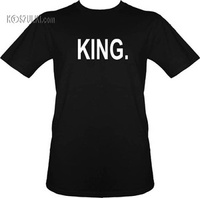 T-shirt King z nadrukiem