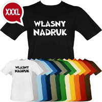 Tshirt własnym nadrukiem xxxl