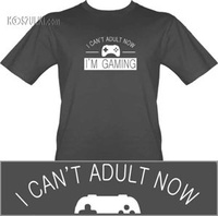 T-shirt I can't adult now