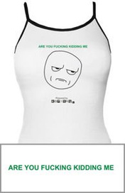 Top damski- Are you fucking...