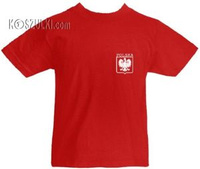 T-shirt dziecięcy Polska małe godło
