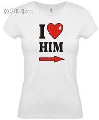 koszulka damska I Love Him