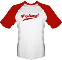 T-shirt Baseball Poland