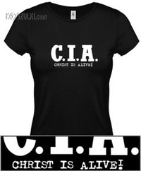 koszulka damska C.I.A.- CZARNA