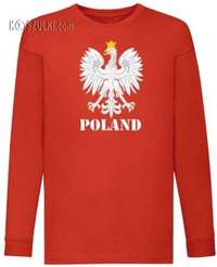 Koszulka dla dziecka z długim rękawem Orzeł Poland