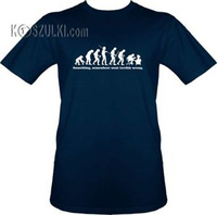 t-shirt Ewolucja