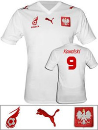 Koszulka reprezentacji Polski oryginalna Puma z własnym numerem i nazwiskiem