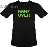 t-shirt Game Over