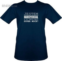 Tshirt Jestem Nauczucielką Super Moce