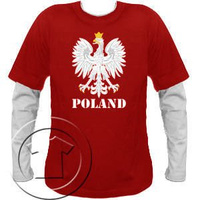 Bluza Polska reprezentacji kibica męska Orzeł z nadrukiem Poland