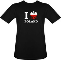T-shirt T131 I Love Poland