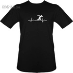 T-shirt EKG Biegacz