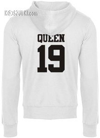 Bluza z kapturem Queen+ Twój numer