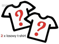 Koszulki z nadrukiem - Dwupak Pakiet 2 szt t-shirtów z losowym nadrukiem z oferty - wybierz rozmiar