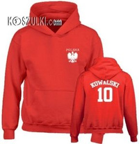 Bluza z kapturem dziecięca mały orzeł Nazwisko i numer