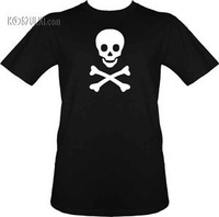 t-shirt trupia czaszka