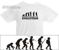 T-shirt dziecięcy Ewolucja ucznia