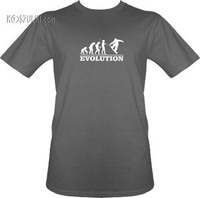 T-shirt ewolucja Snowboard