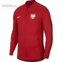 Bluza Reprezentacji polski nike pilkarska junior dziecieca Anthem Jacket Kids  Czerwona