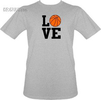 T-shirt Love Basketball