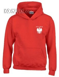 Bluza z kapturem dziecięca Polska mały orzeł