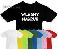 Tshirt dziecięcy z własnym nadrukiem