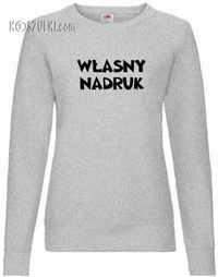 Bluza damska Fit z własnym nadrukiem