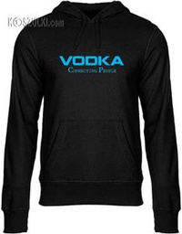 Bluza z kapturem VODKA CZARNA
