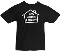 T-shirt dziecięcy Nadal mieszkam z rodzicami