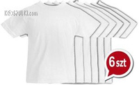 Pakiet 6 sztuk T-Shirt dziecięcy- Białe