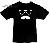T-shirt dziecięcy Okulary + wąs