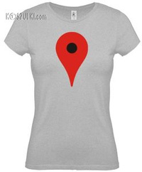 Koszulka damska Lokalizacja