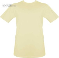 t-shirt bez nadruku Beżowy