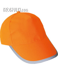 Czapka z daszkiem odblask pomarańczowy neon