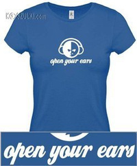 koszulka damska open your ears