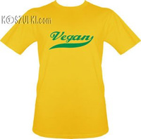 t-shirt Vegan Żółty
